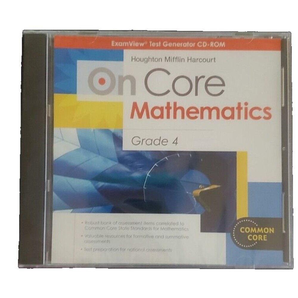 On Core Mathematics Grade 1 ExamView Test Generator CD-ROM HMH Assessment Suite